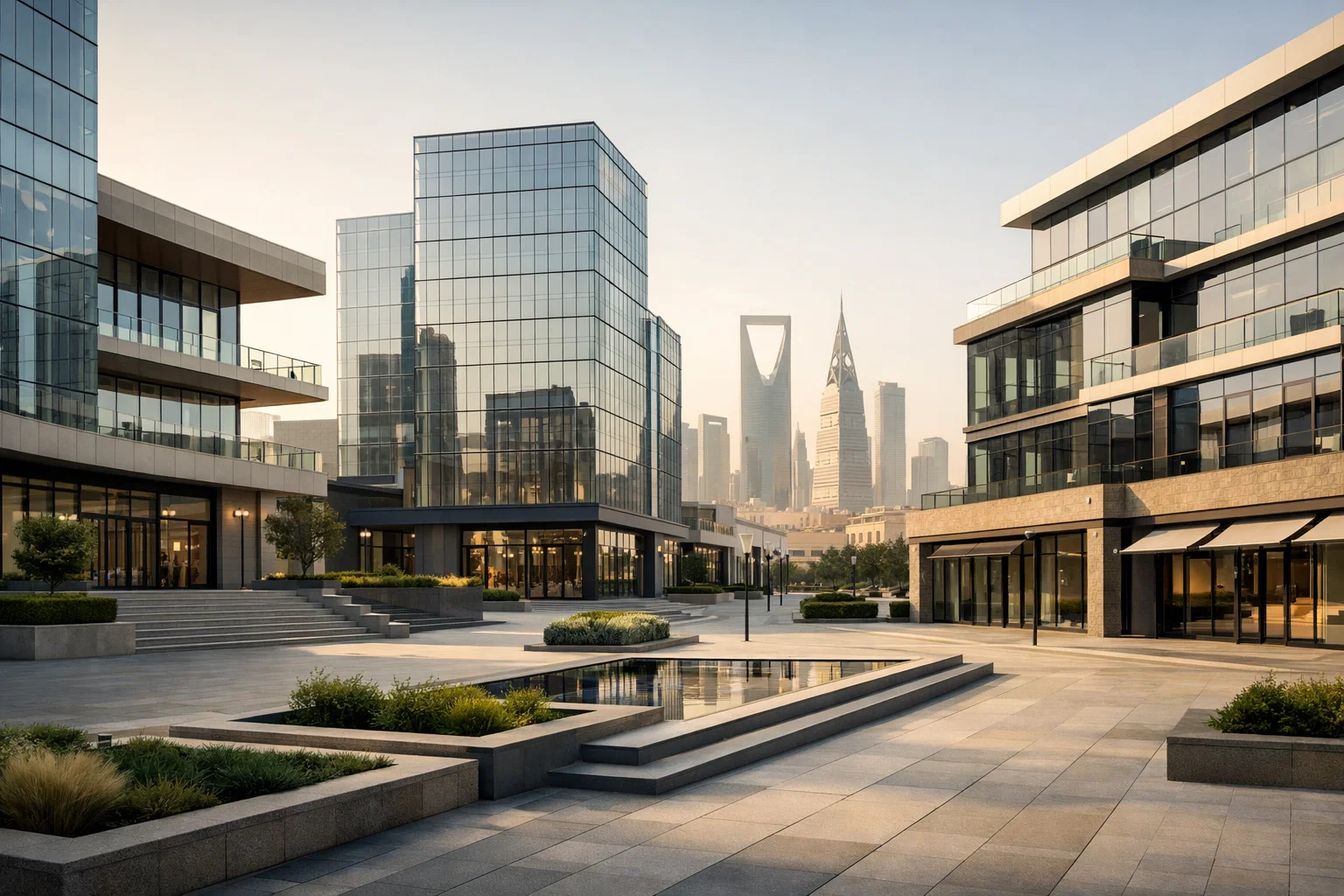 Lease contract documentation in Saudi Arabia for commercial buildings available for lease in modern real estate developments