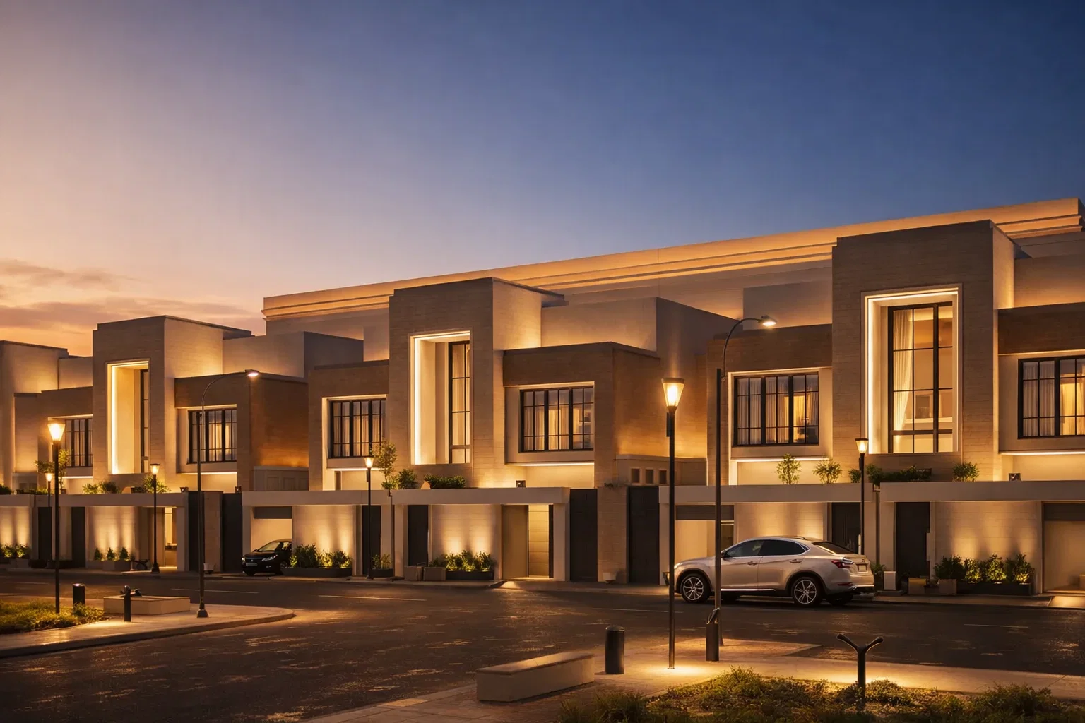 real estate investment in Saudi Arabia modern luxury villas in Riyadh residential development with high demand and premium housing market