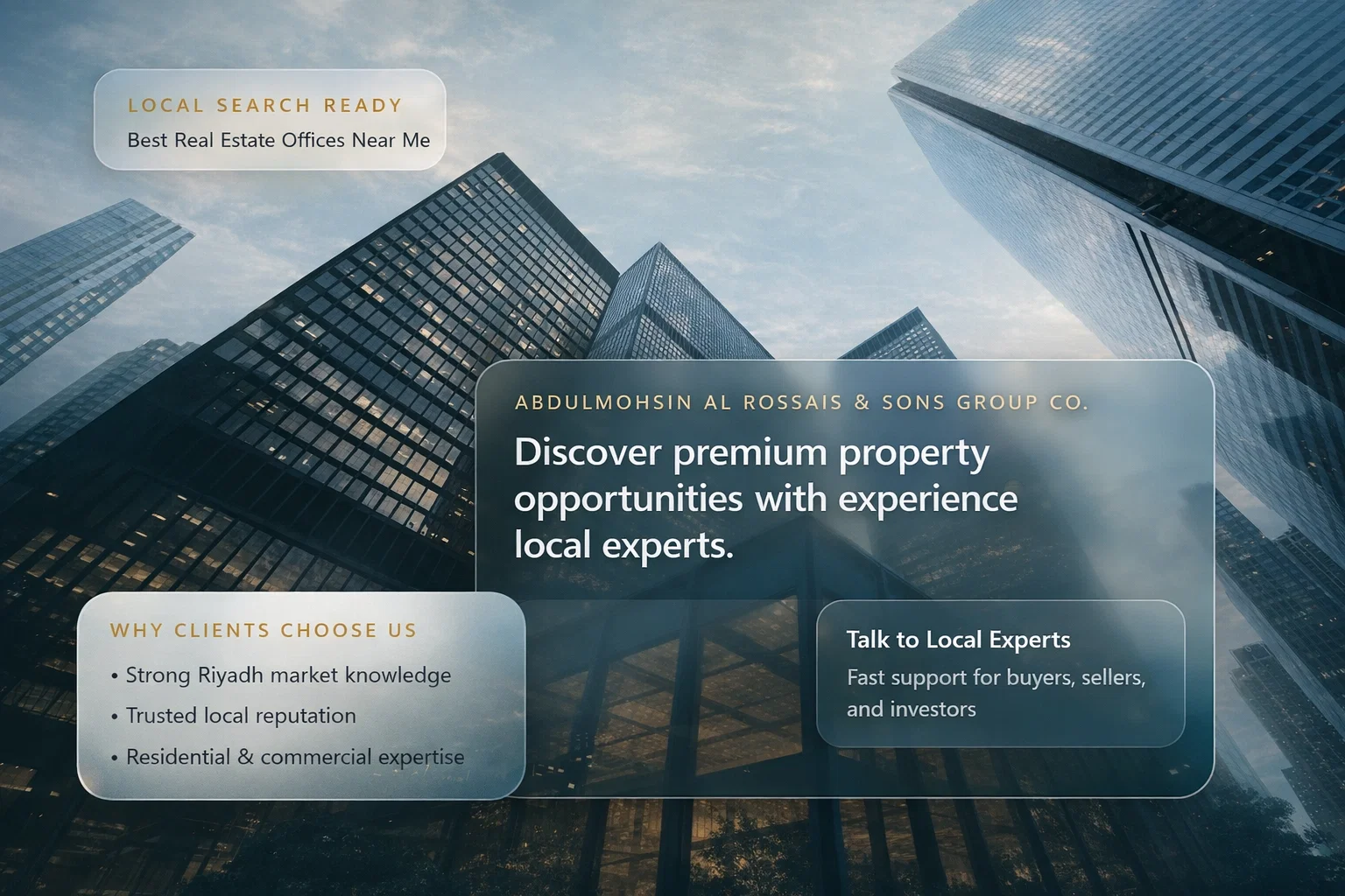 best real estate offices near me in Riyadh Saudi Arabia modern property development buildings