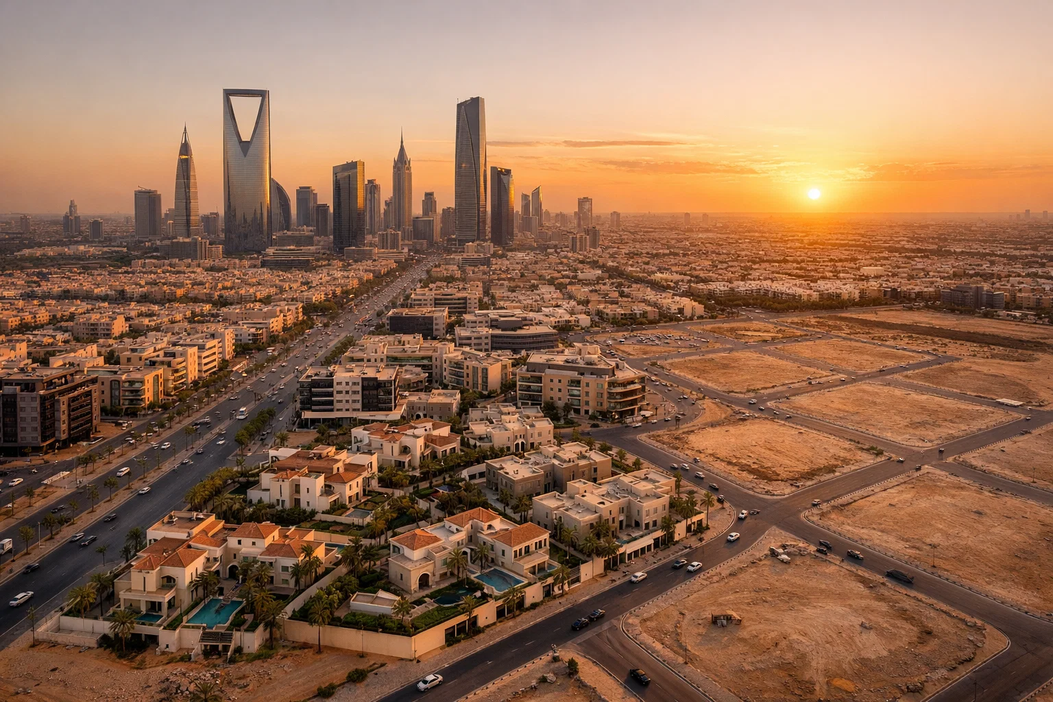 أنواع العقارات في السعودية تشمل السكنية والتجارية والاستثمارية في مدينة الرياض