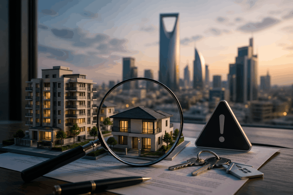 الاحتيال العقاري في السعودية وكيفية التحقق من العقار قبل الشراء في الرياض لتجنب المخاطر المالية