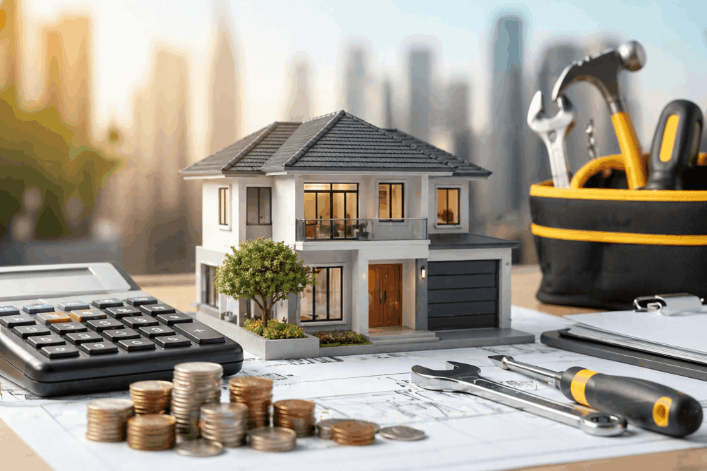 تكاليف صيانة العقار في السعودية في الرياض مع أدوات الصيانة وحساب التكاليف العقارية