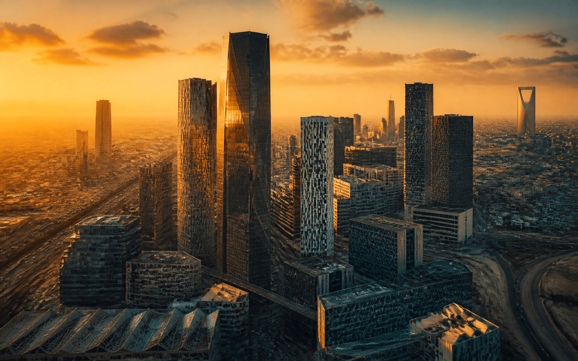 Urban real estate development in Tuwaiq district Riyadh