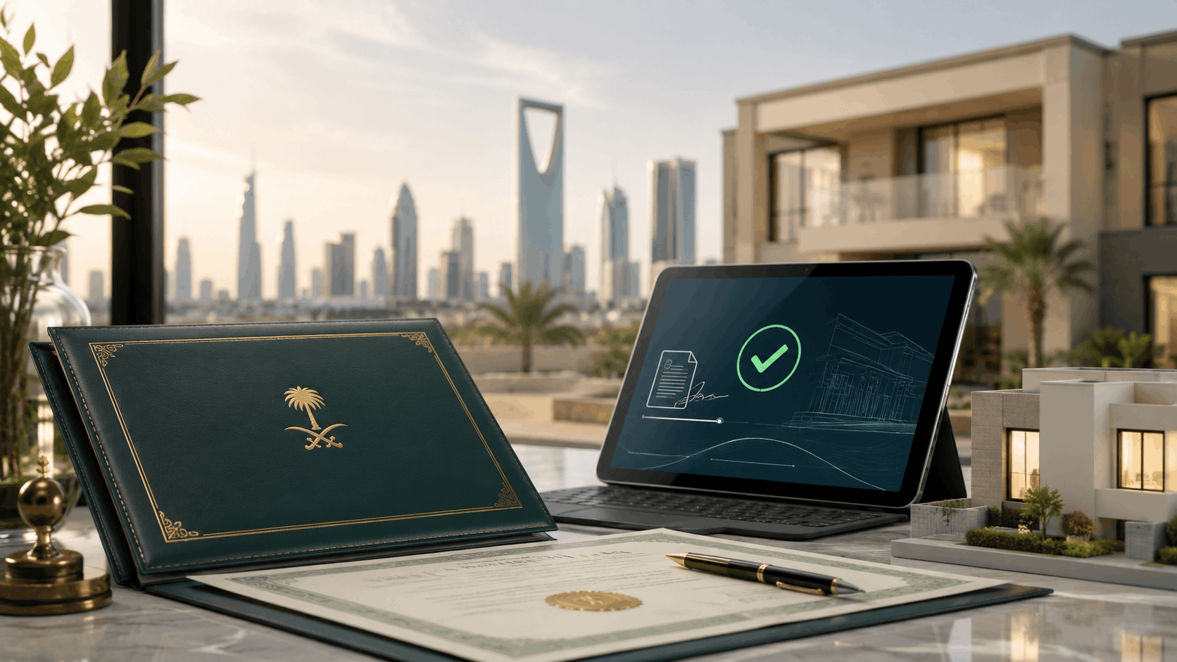 تسجيل صك عقاري في السعودية مع مستندات ملكية عقارية ومنصة رقمية للتحقق من الصك