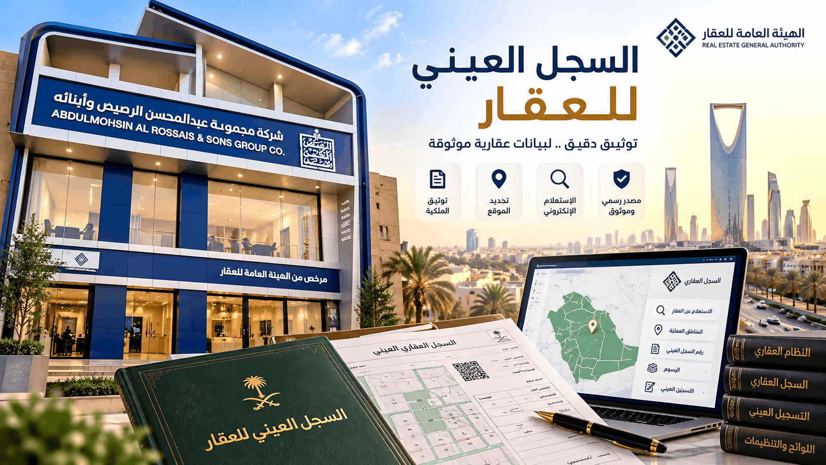 السجل العيني للعقار في السعودية وتسجيل الملكية العقارية والاستعلام عن السجل العقاري والمناطق المعلنة في الرياض