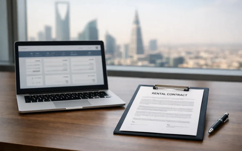 check rental contract and print rental contract online in Saudi Arabia using Ejar platform